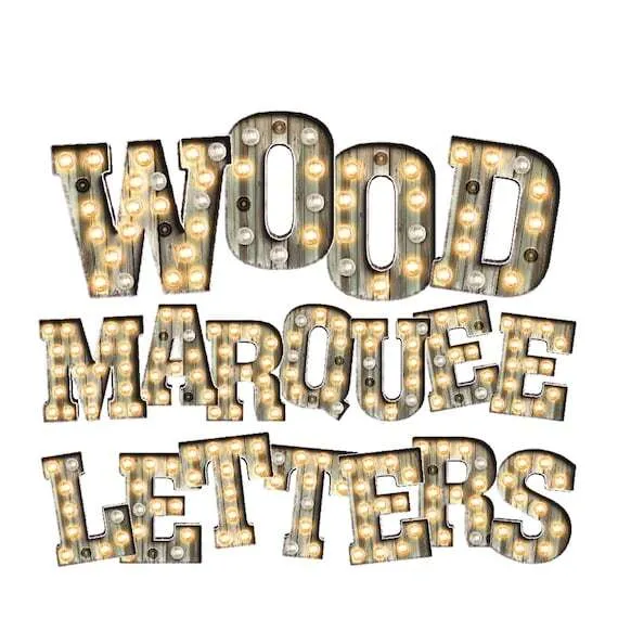 Marquee Number 1  Grunge