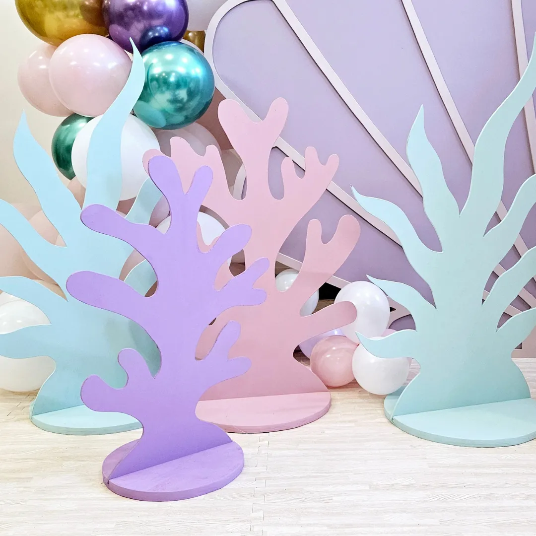Seaweed/ Coral Cut-Out Set of 7