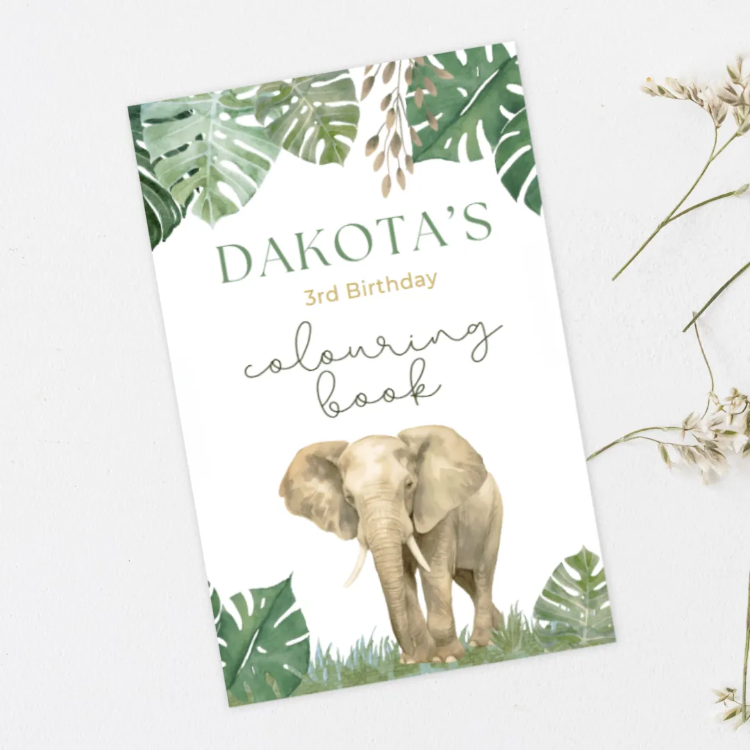 Safari Colouring Book 