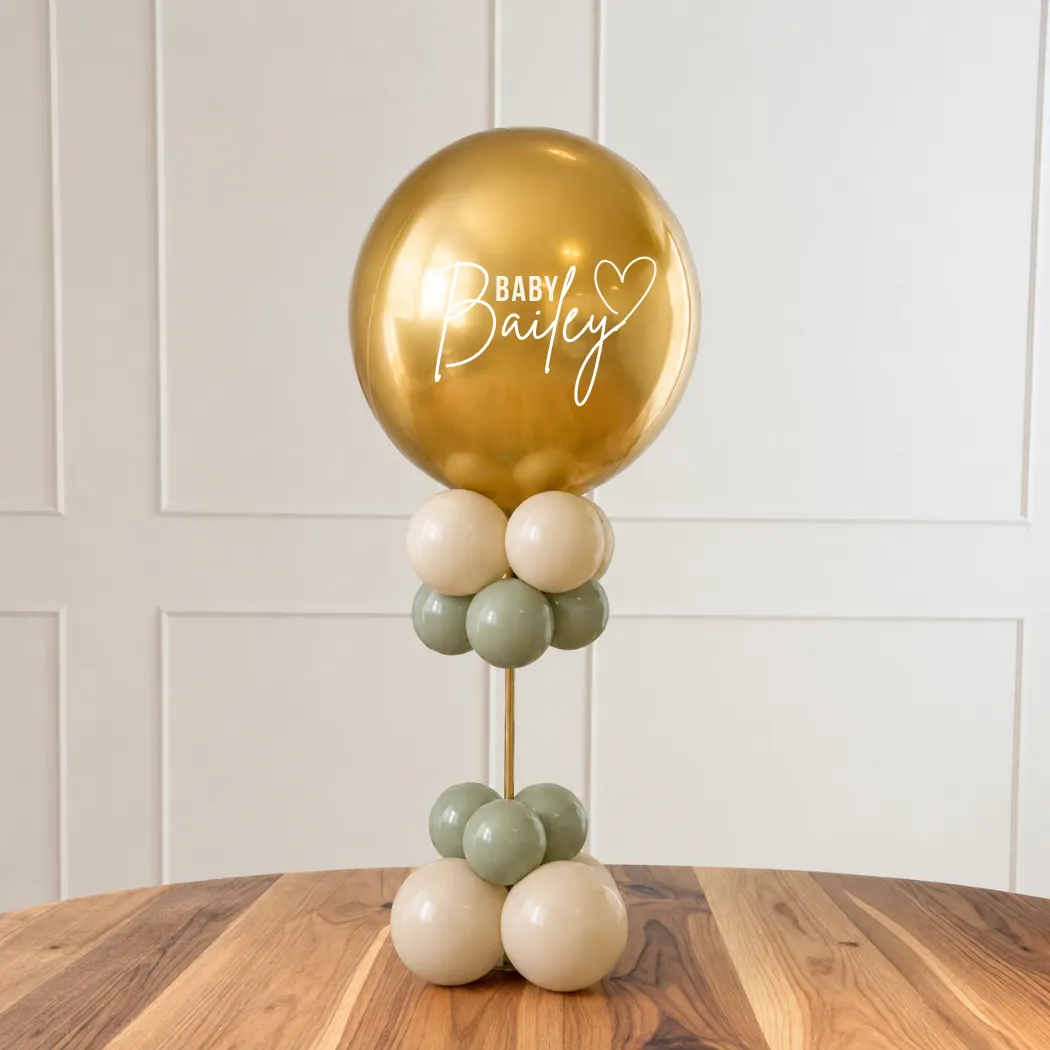 Balloon Centrepiece Custom Message