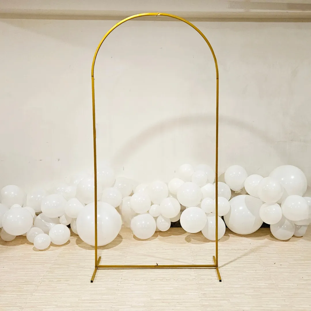 Gold Backdrop Arch 6.6ft