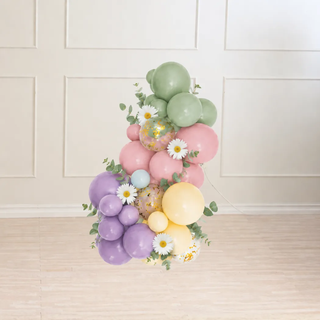 'Lucky Packet' Floral Balloon Garland 4ft