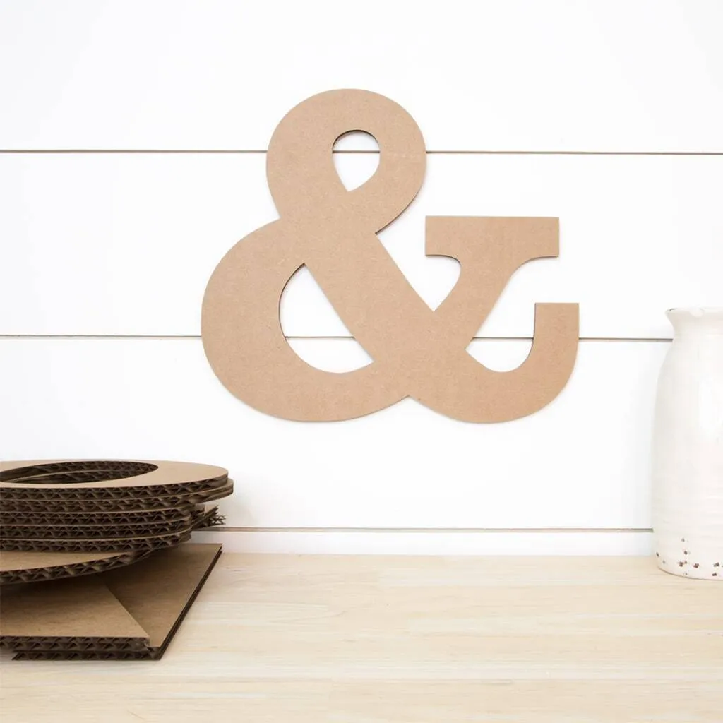 Custom Lettering - Cardboard