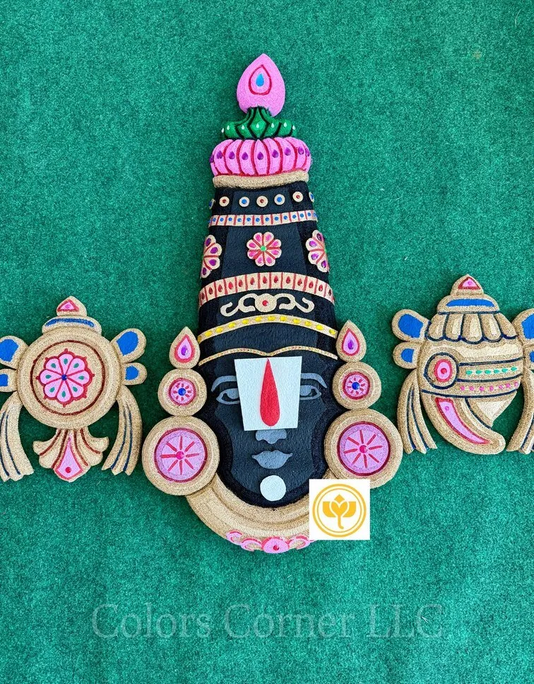 Thirumala Balaji Foam Backdrop Decor - 3 Feet