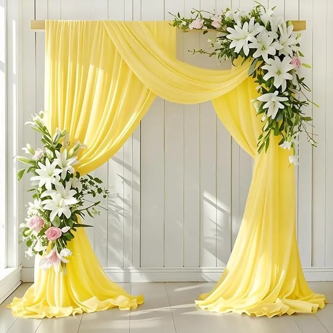 Wedding Arch Draping Fabric 2 Panels 30'' x 18FT