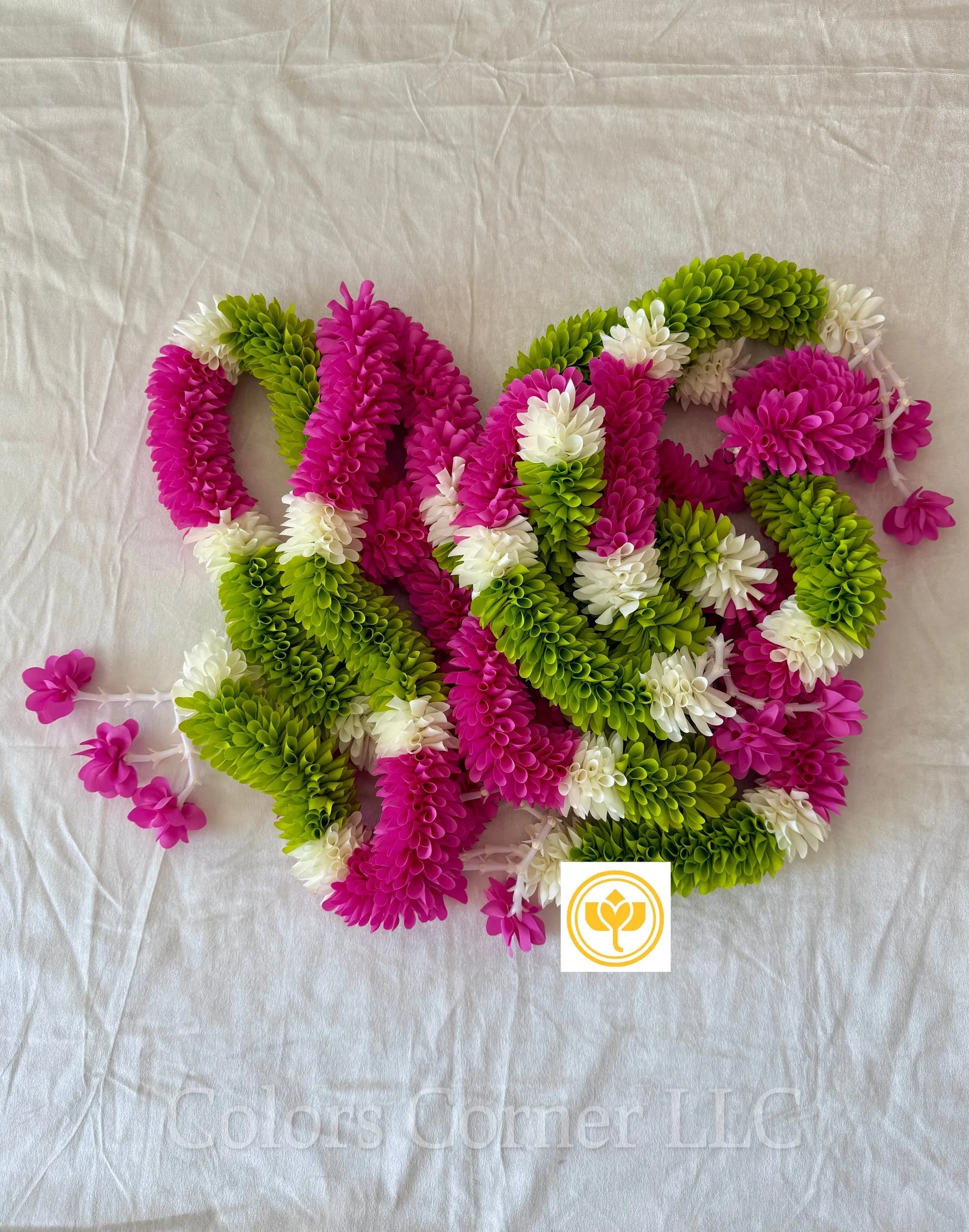 Garlands Hanging - G06 (Pink|Green|White) - 4 Feet