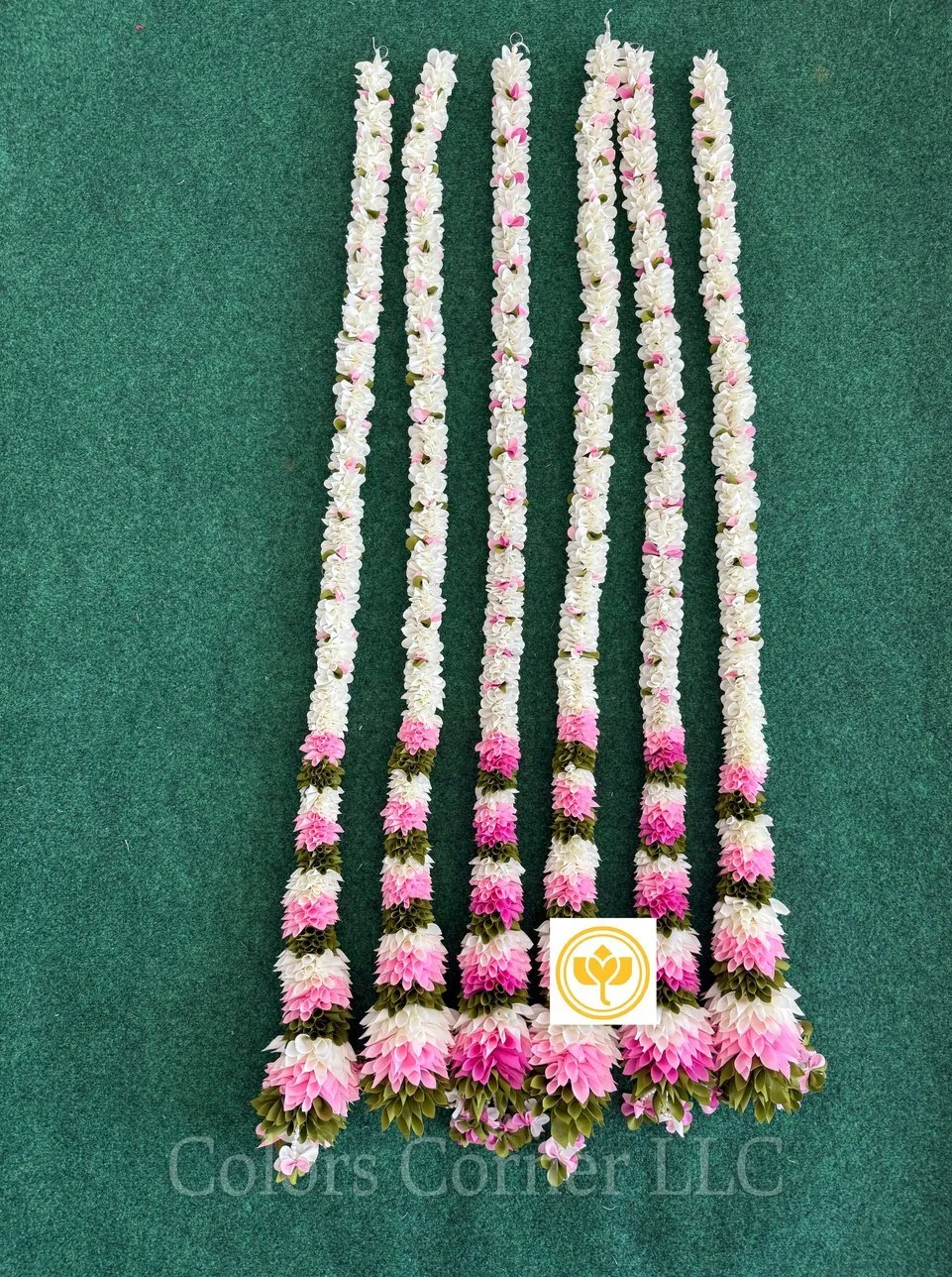Garlands Hanging - G03 (White|Pink) - 5 Feet