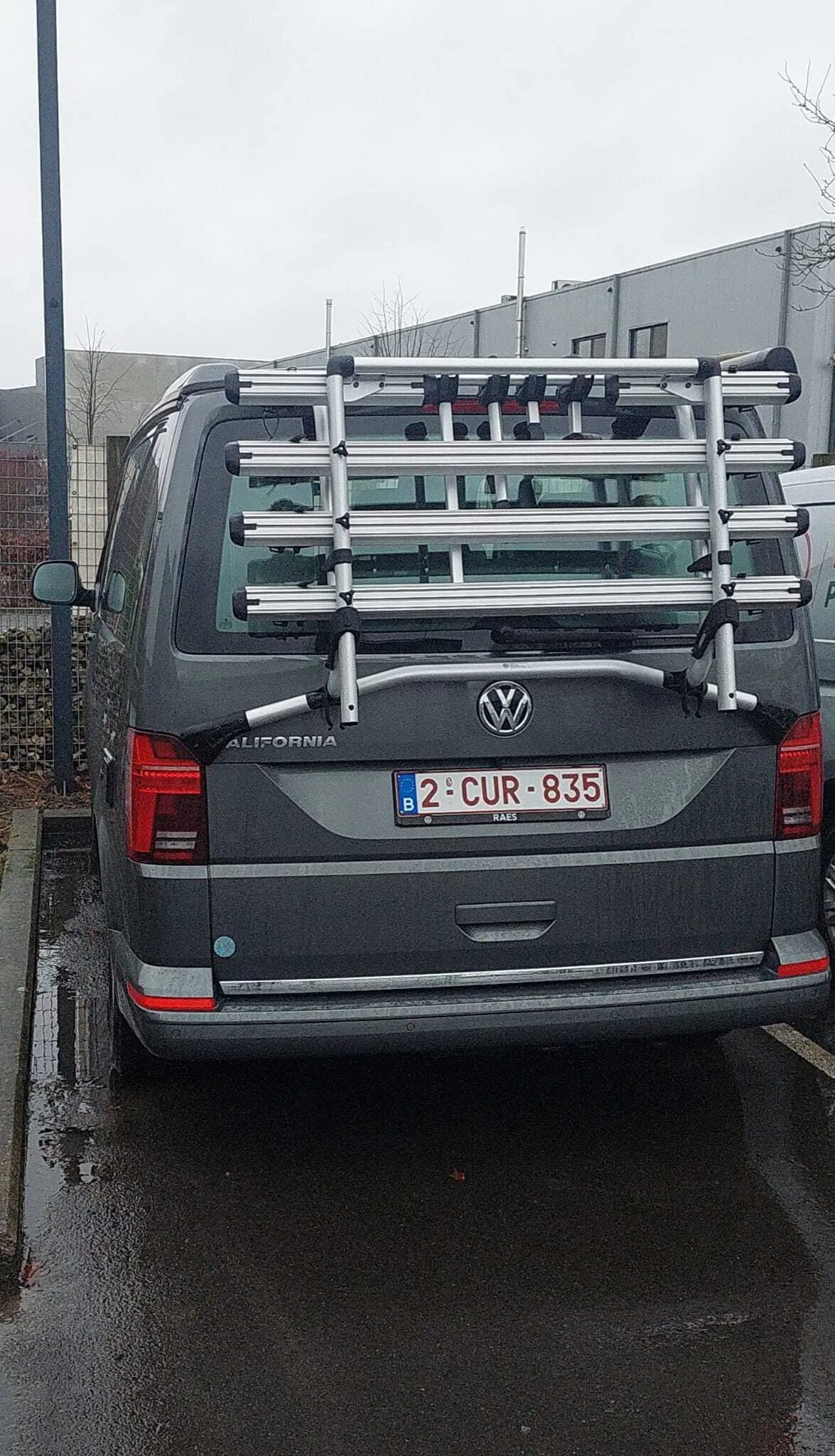 Fietsrek voor VW California