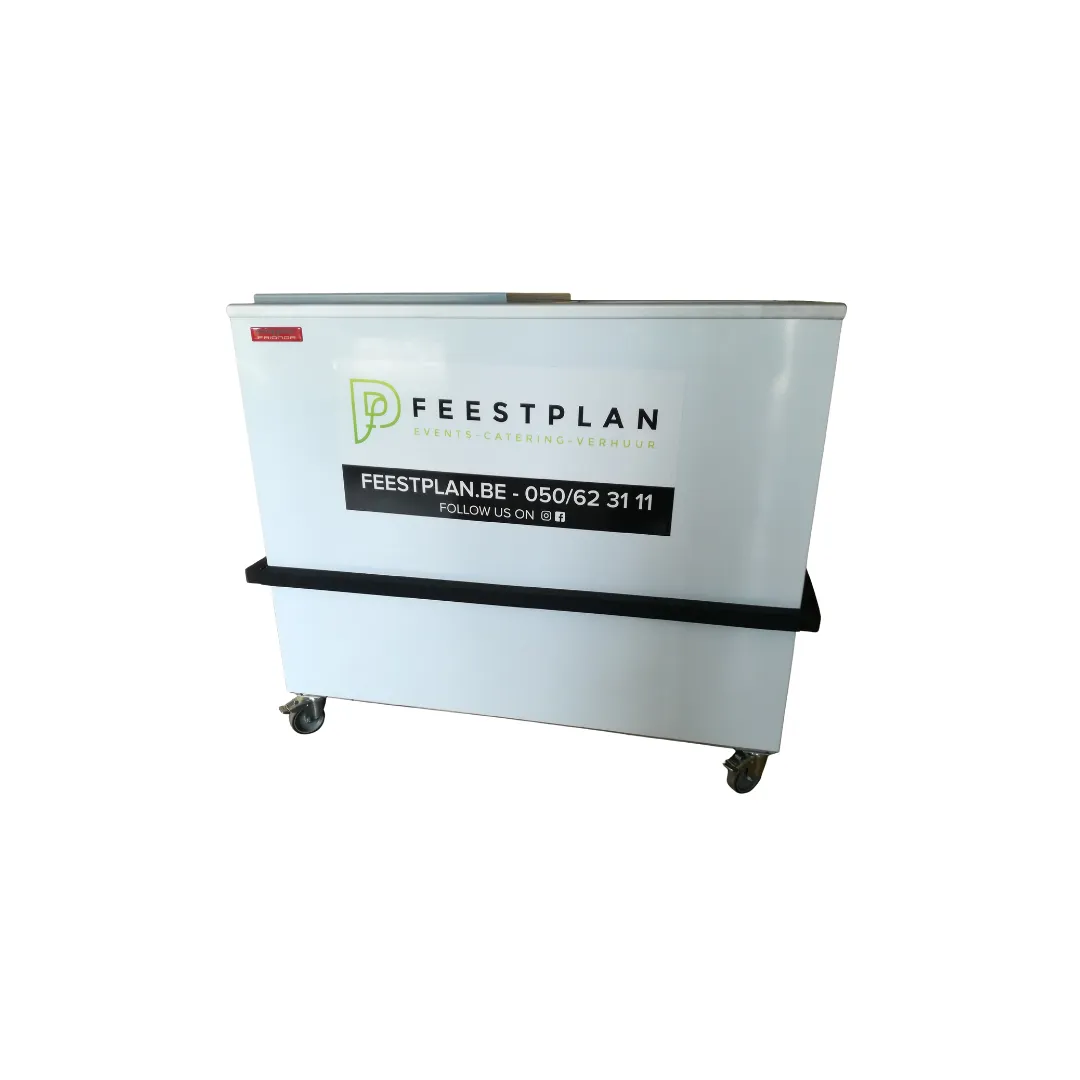 Bakfrigo met schuifdeksels