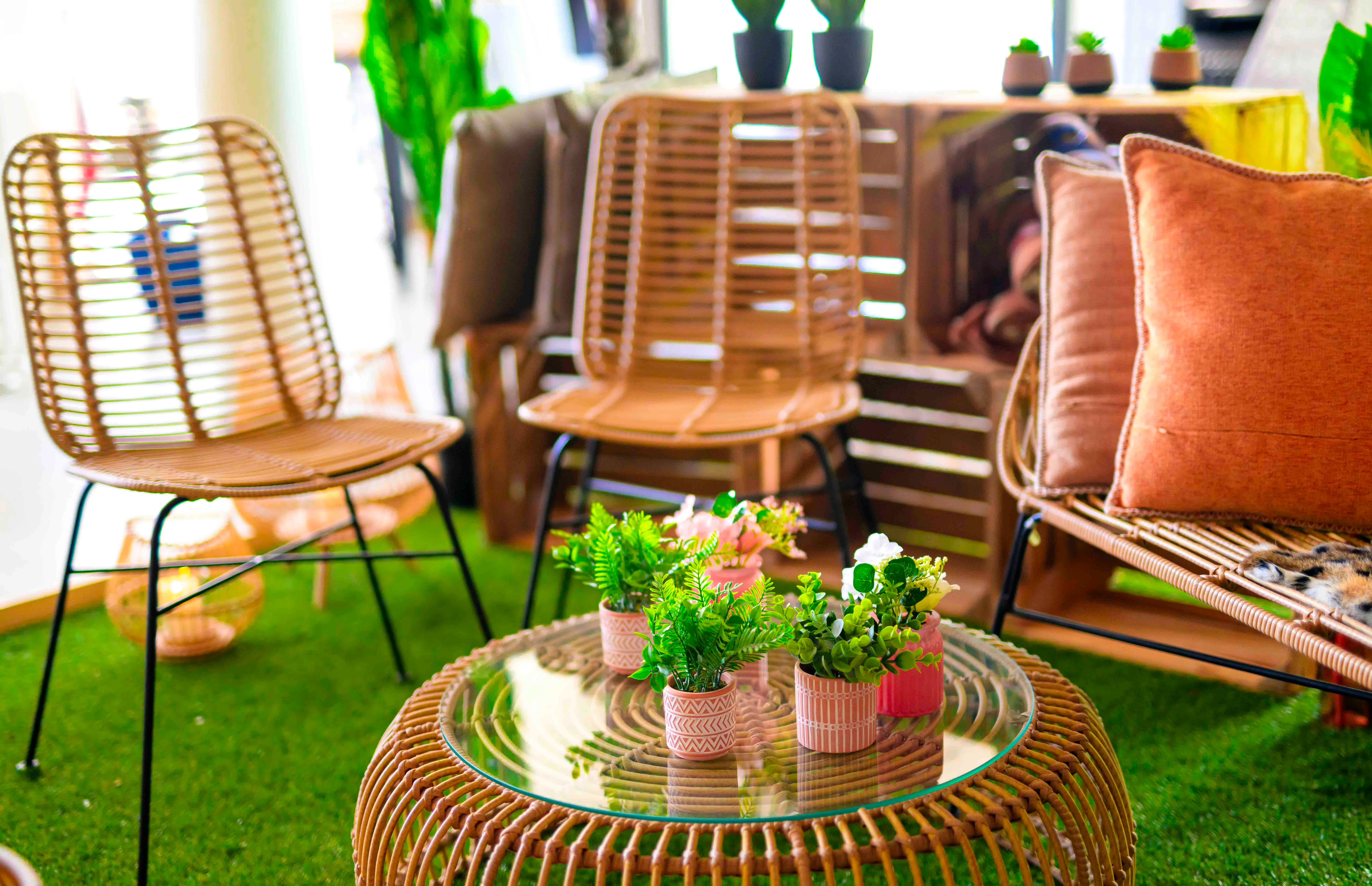 Lounge corner bohemien style