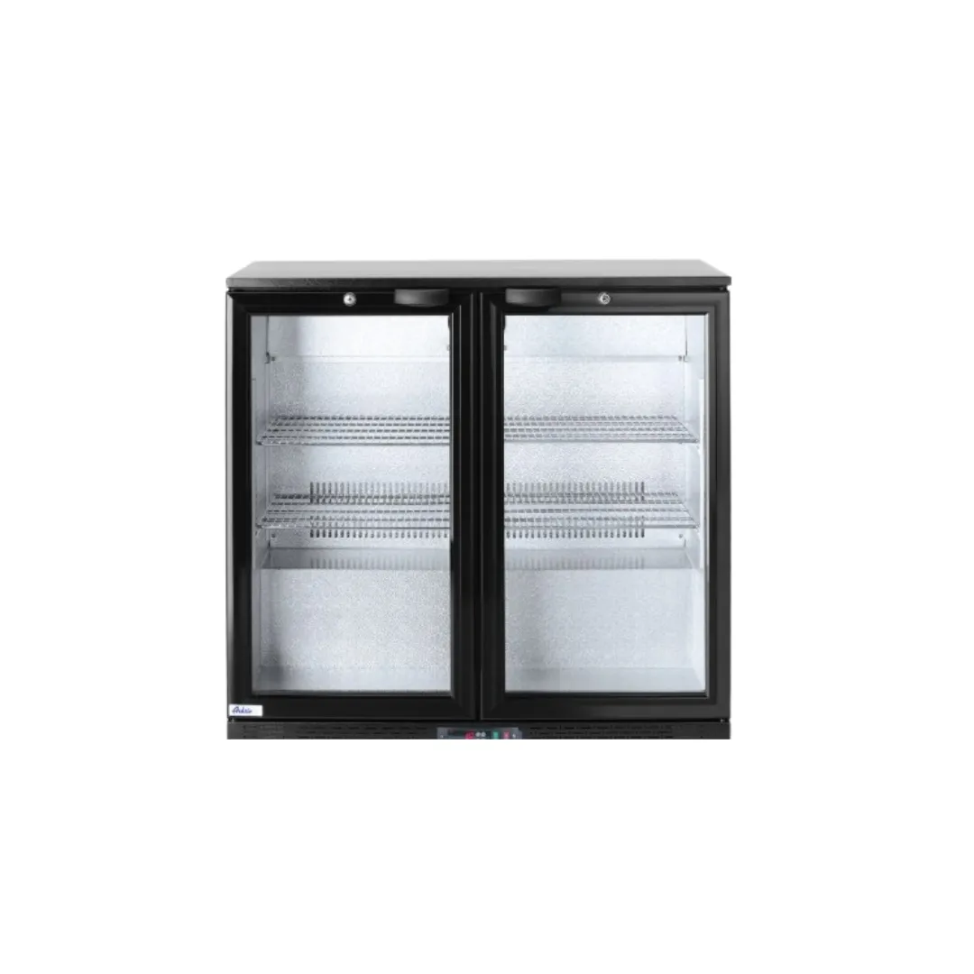 Barkoelkast met schuifdeuren met LED-verlichting