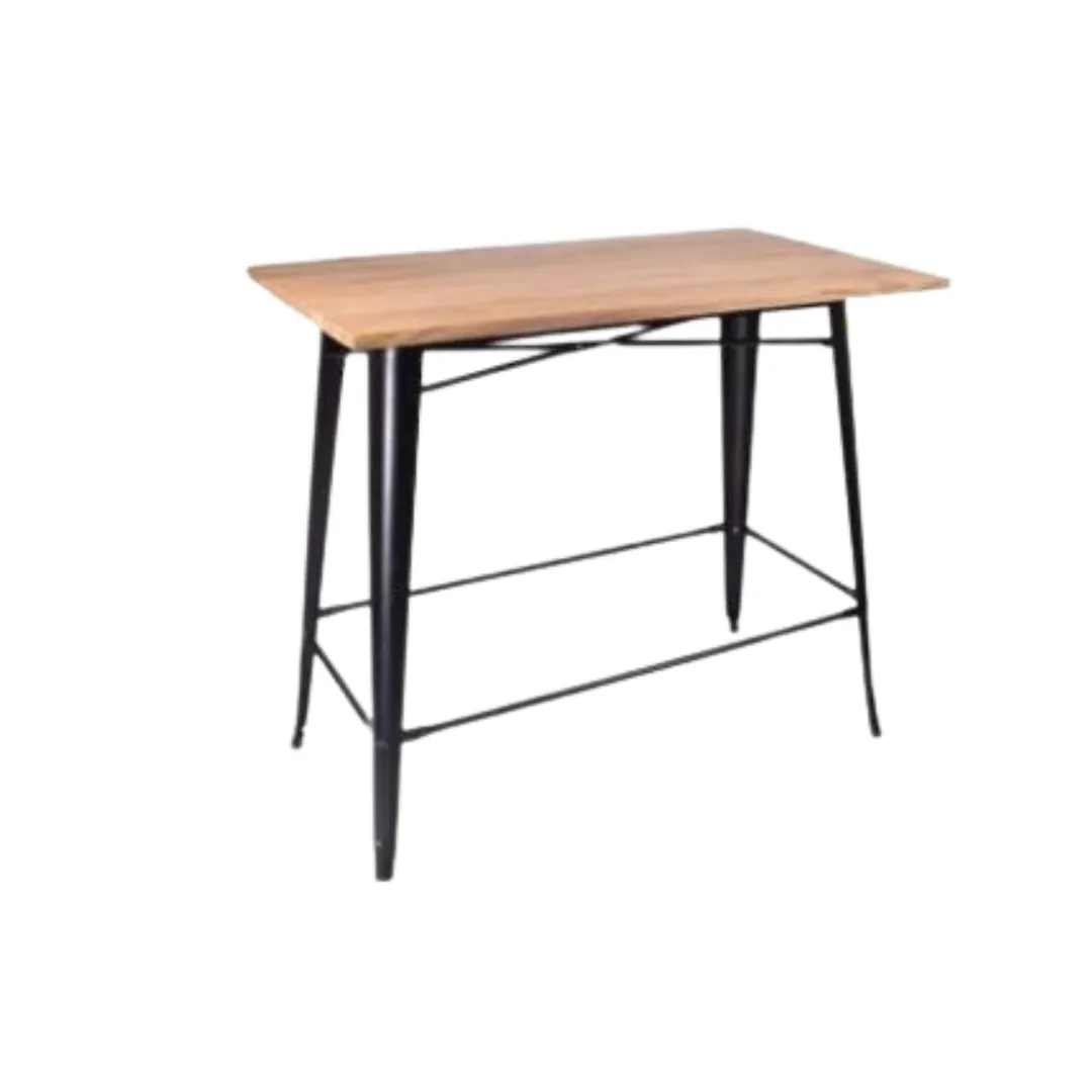 Tolix grote statafel in woodstyle