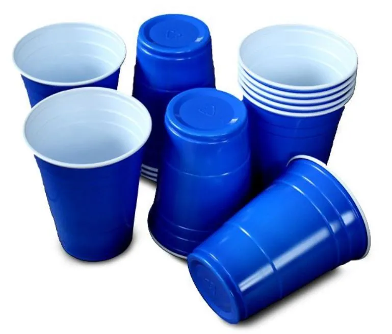 Beerpong cups blauw