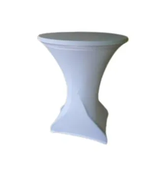 Receptietafel met witte stretchhoes