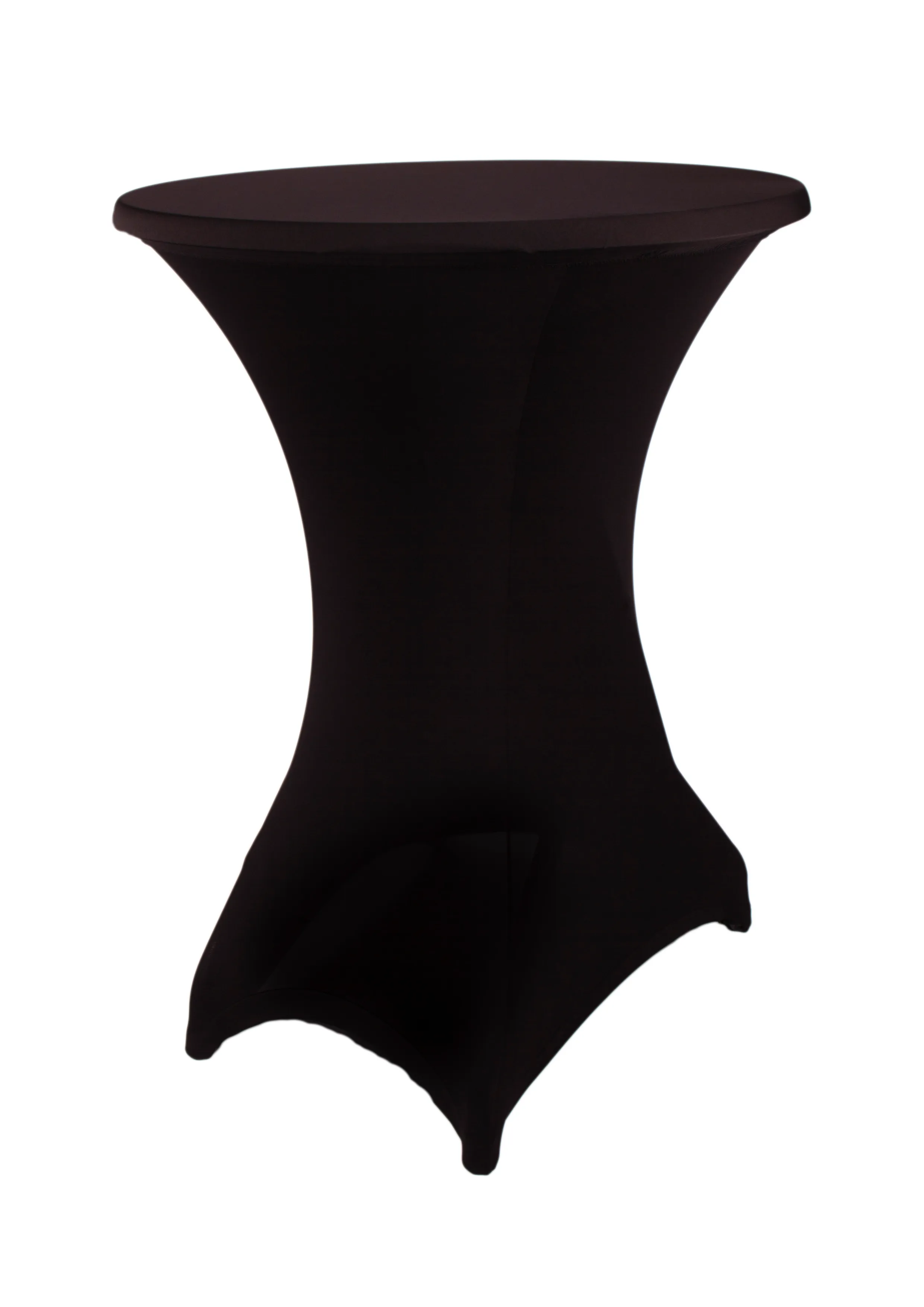 Stretchhoes zwart voor receptietafel 