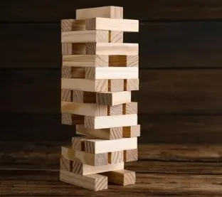 Reuze Jenga XL game