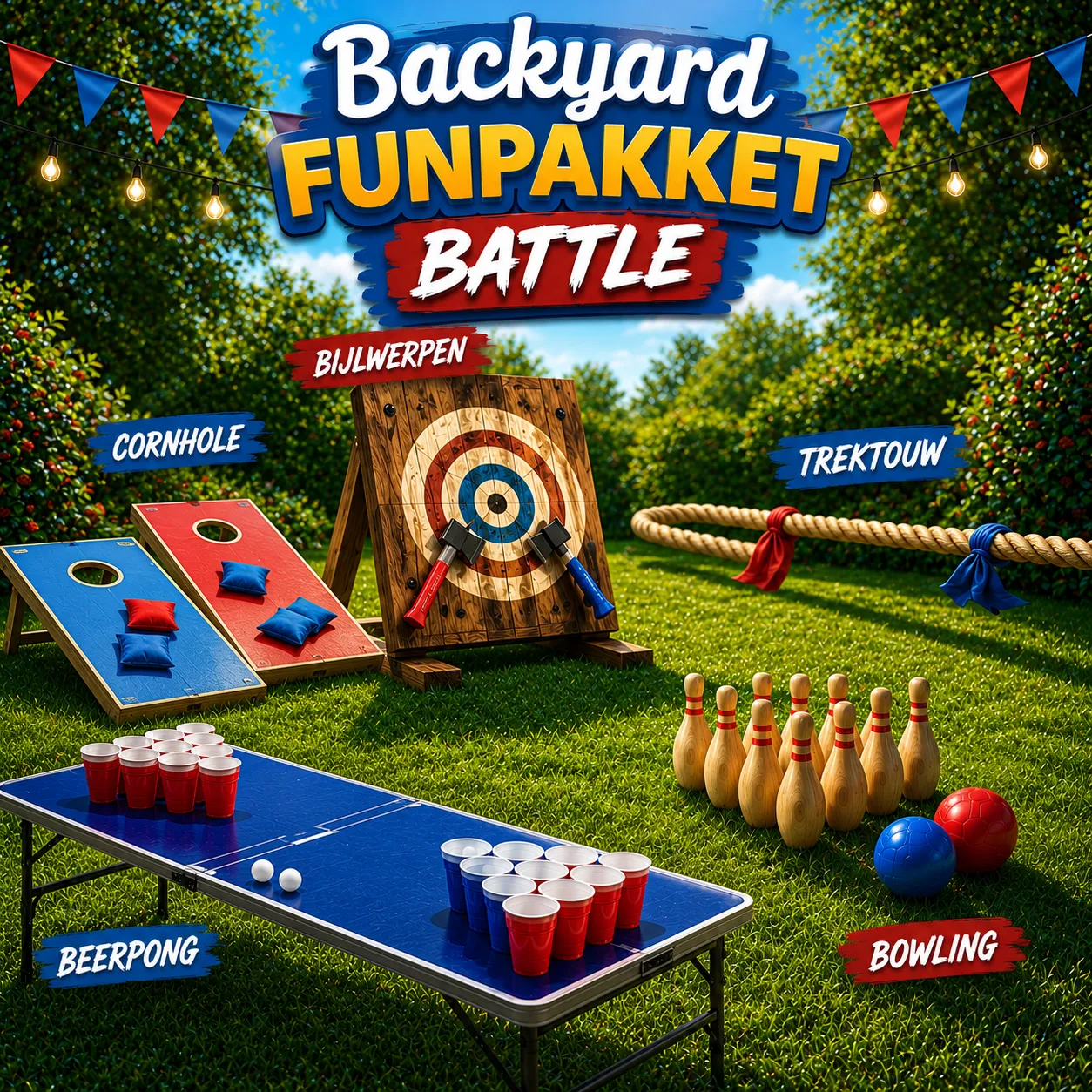 Battle backyard fun pakket