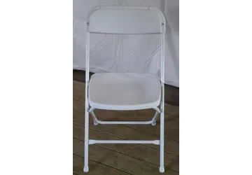 Klapstoel wit (beschikbaar vanaf 12 stuks)