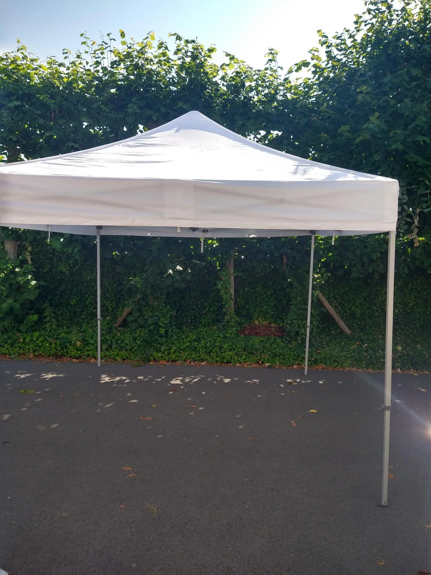 Vouwtent wit 3 x 3 zonder zijwanden