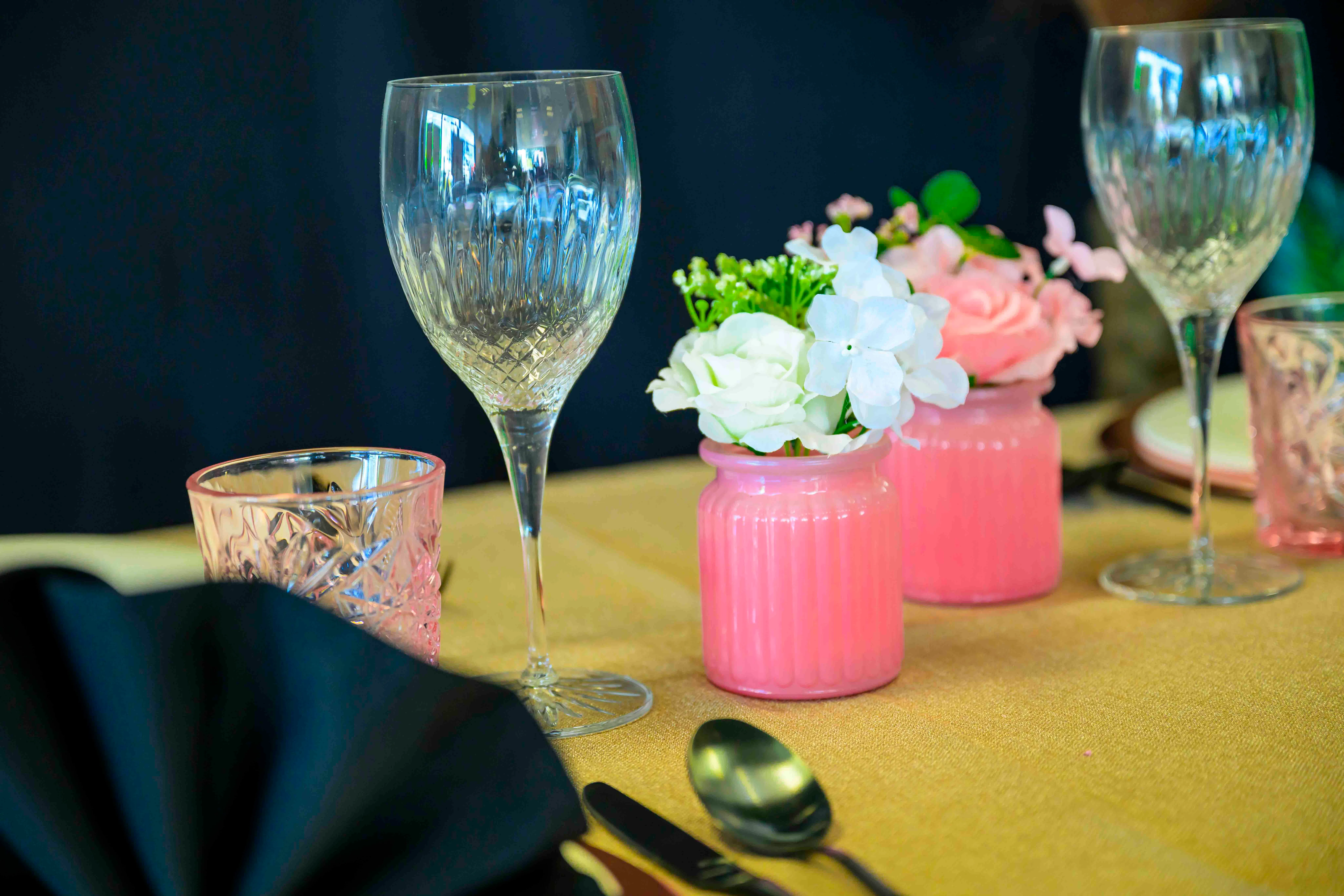 Wijnglas rode vintage