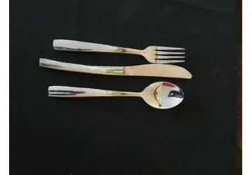 Bestekset basic (vork, mes en lepel) minimum afname per 25/50/...stuks