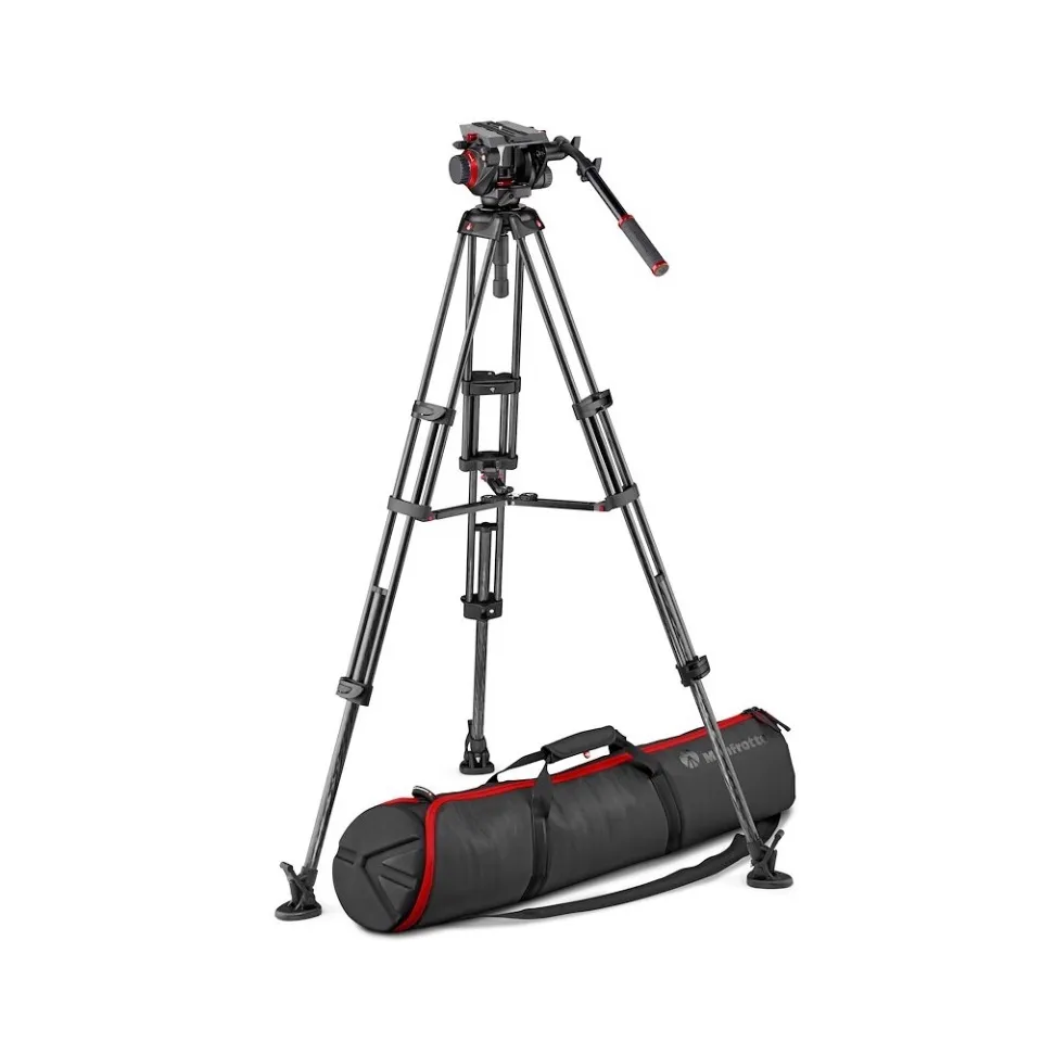Tripode Camara Manfrotto 546b y Cabezal Fluido 504