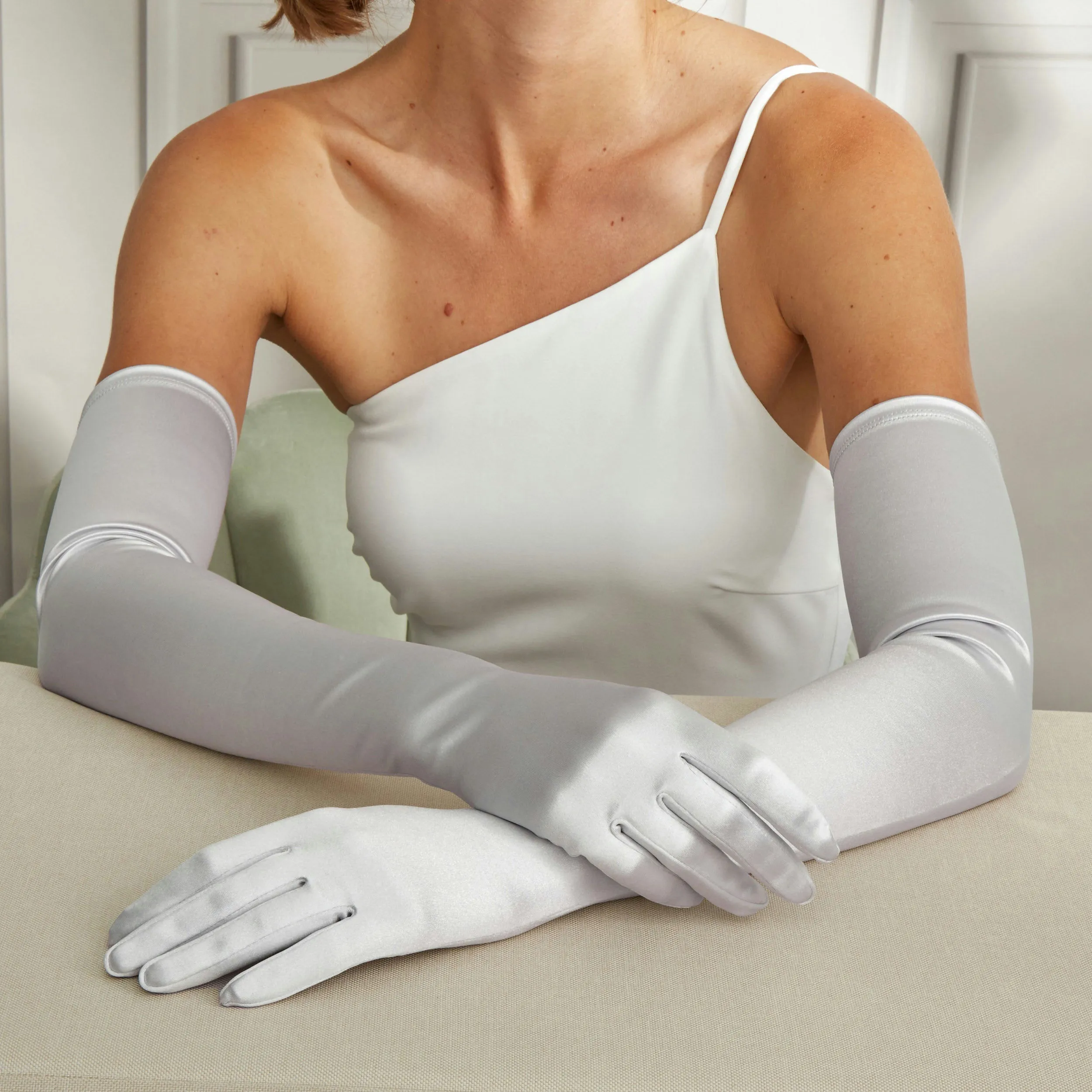 Hermione | Satin Opera Glove