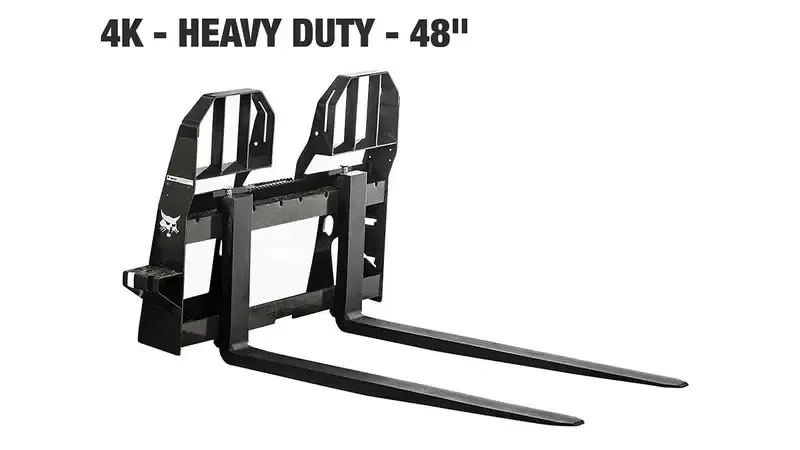 Bobcat Pallet Forks, Frame-Mounted – 48" Tines