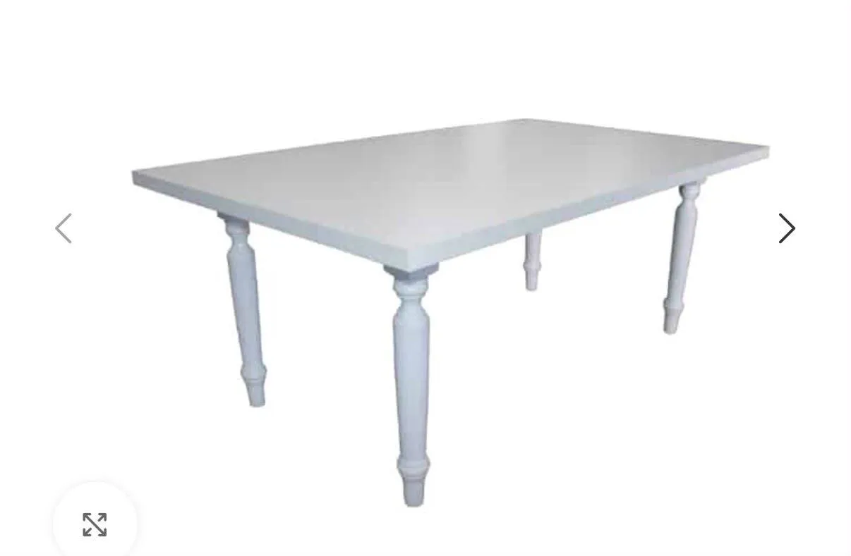 Kiddies White Wooden Table