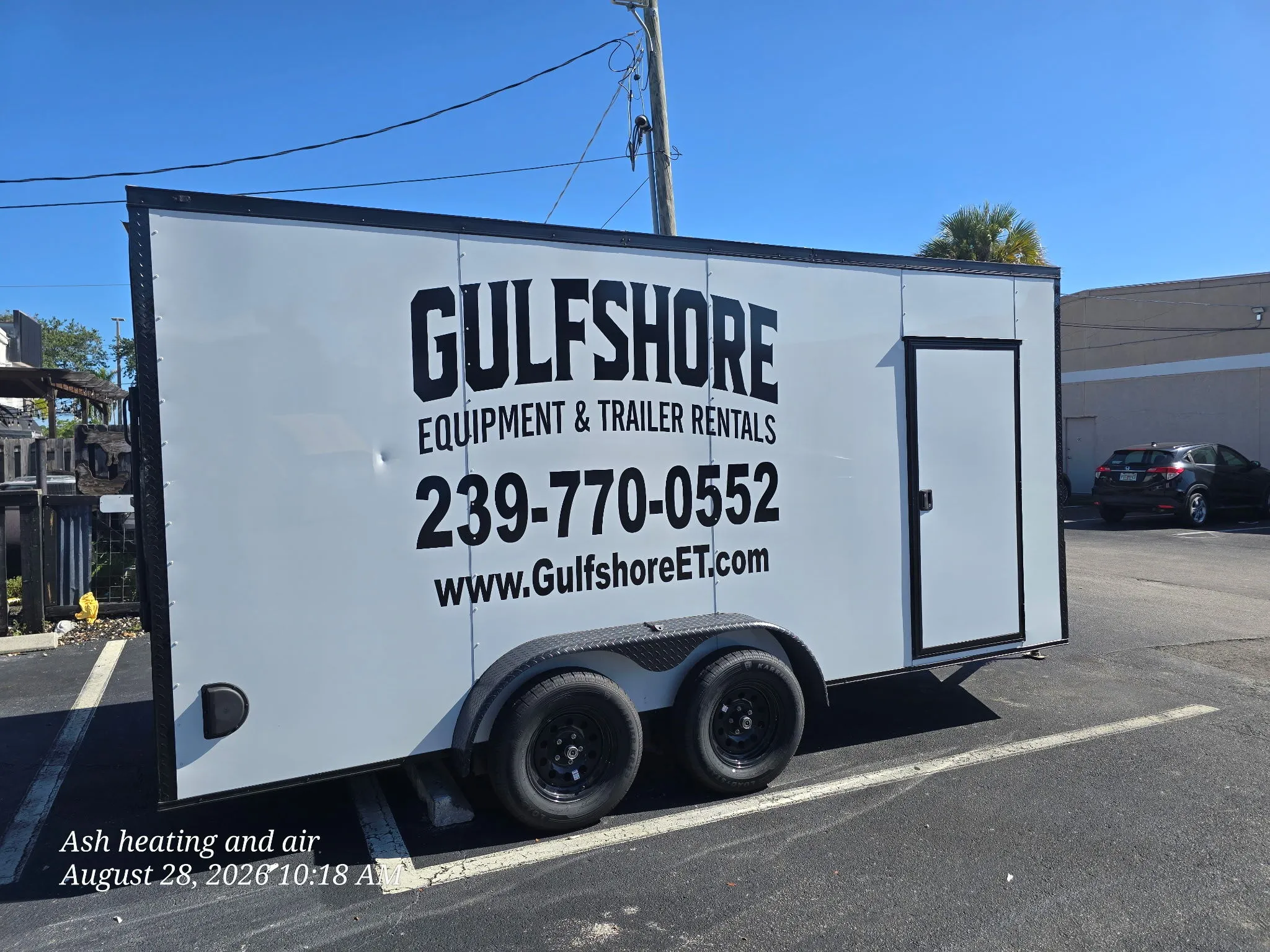 7x16 Enclosed Trailer
