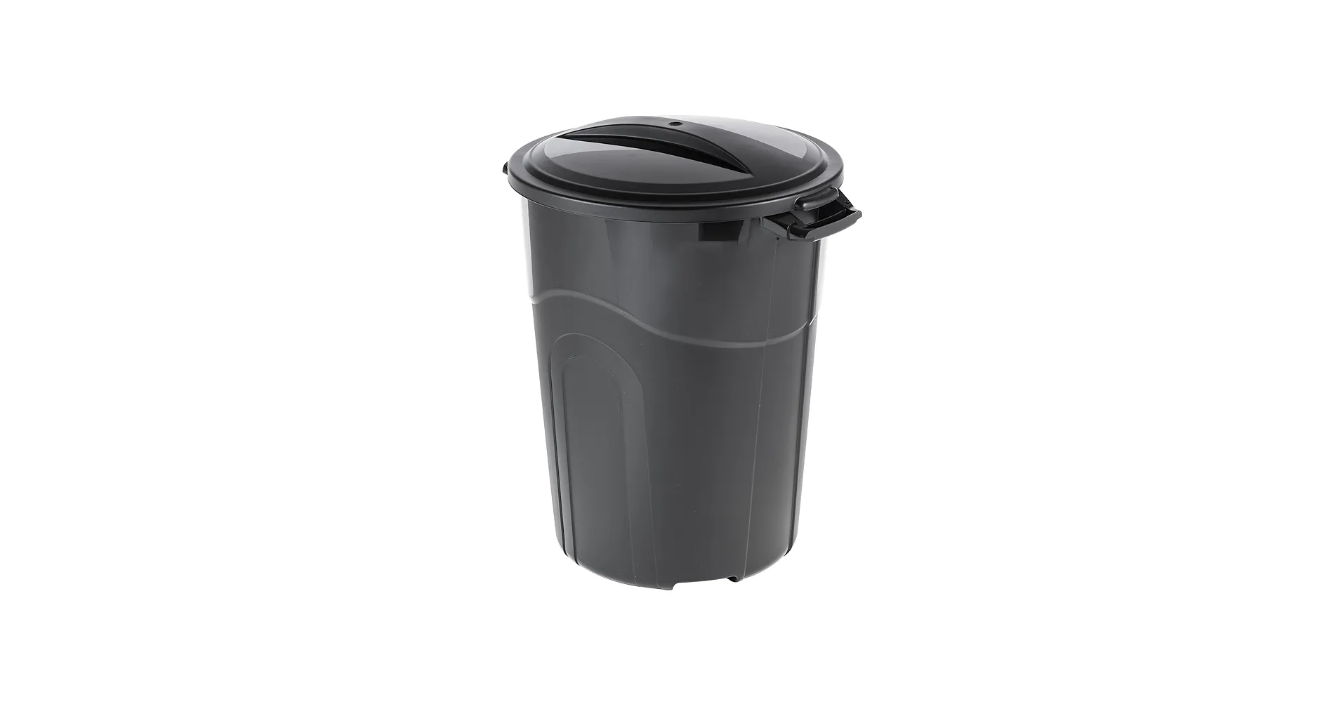 Black  DayGo 32 Gallon Heavy Duty Plastic Garbage Can