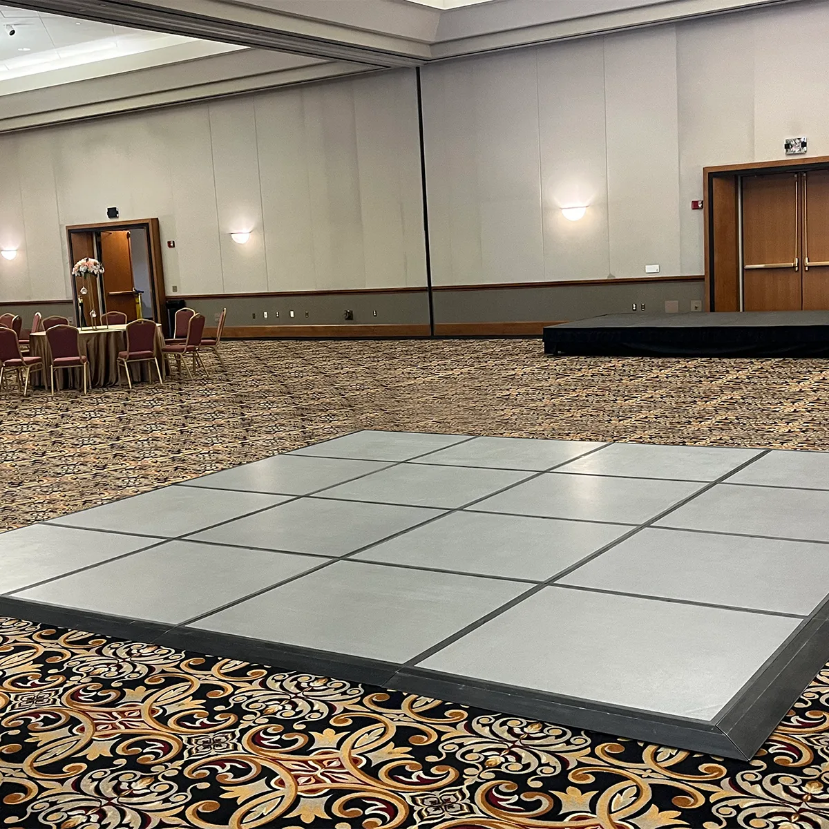 Grey Laminate Dance Floor 17'x17'