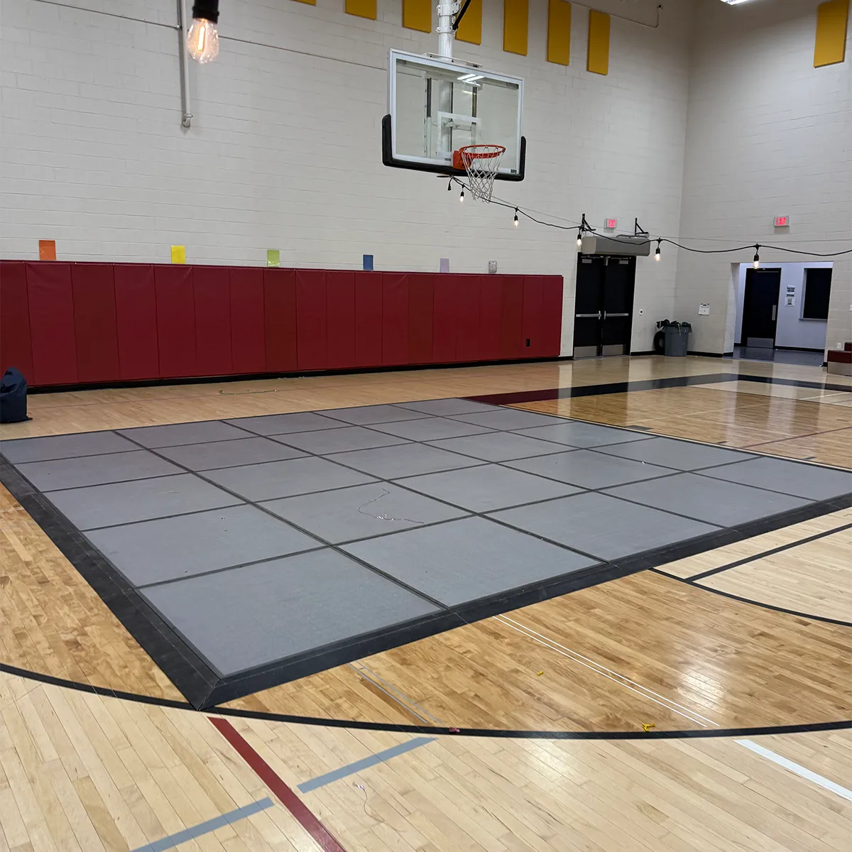 Grey Laminate Dance Floor 21'x21'