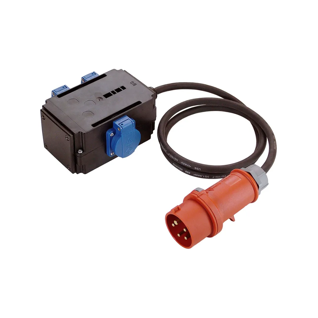 CEE 400V 16A Verteiler (auf 3x Schuko)