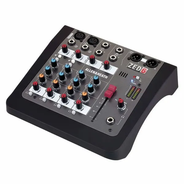 Mischpult (Allen & Heath ZED-6)