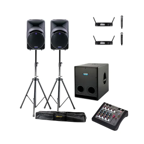 Soundanlage (Komplettpaket mit Funkmikrofonen)