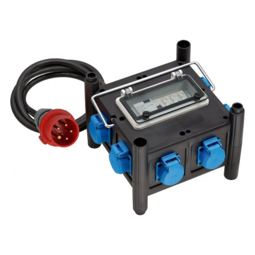 CEE 400V 16A Verteiler (auf 7x Schuko)