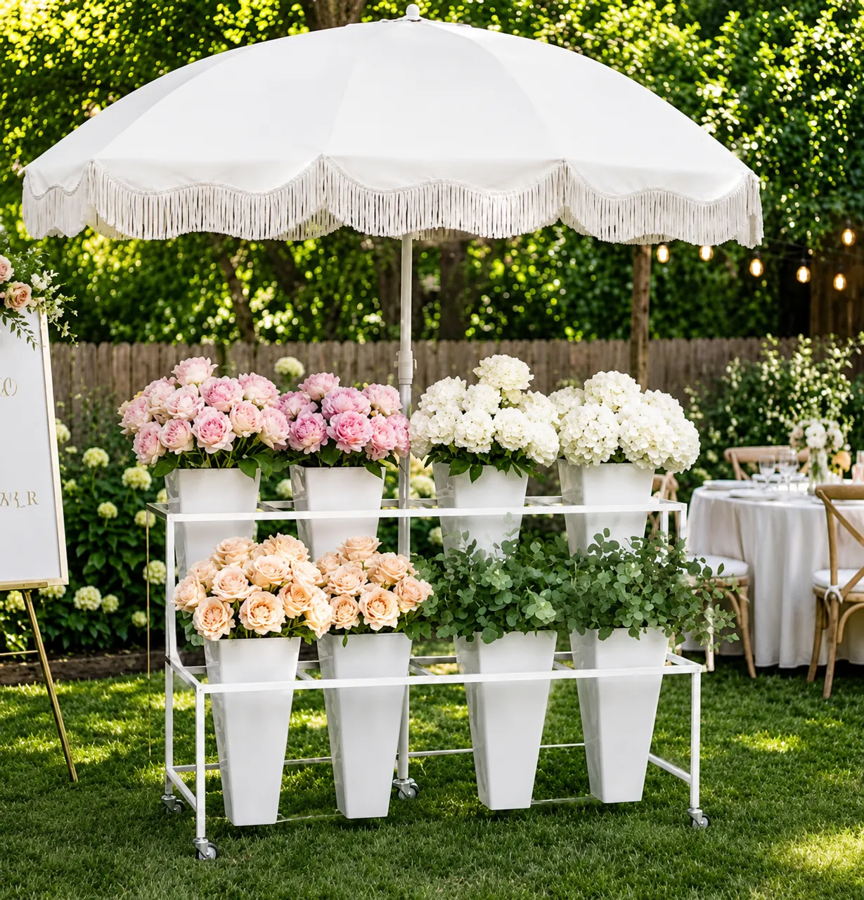 Bouquet Bar w/ Umbrella