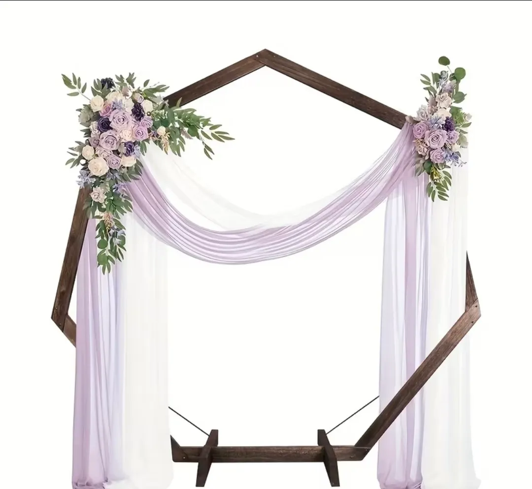 Wood Heptagon Arch
