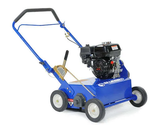 Bluebird Lawn Comber / Power Rake - With Bagger