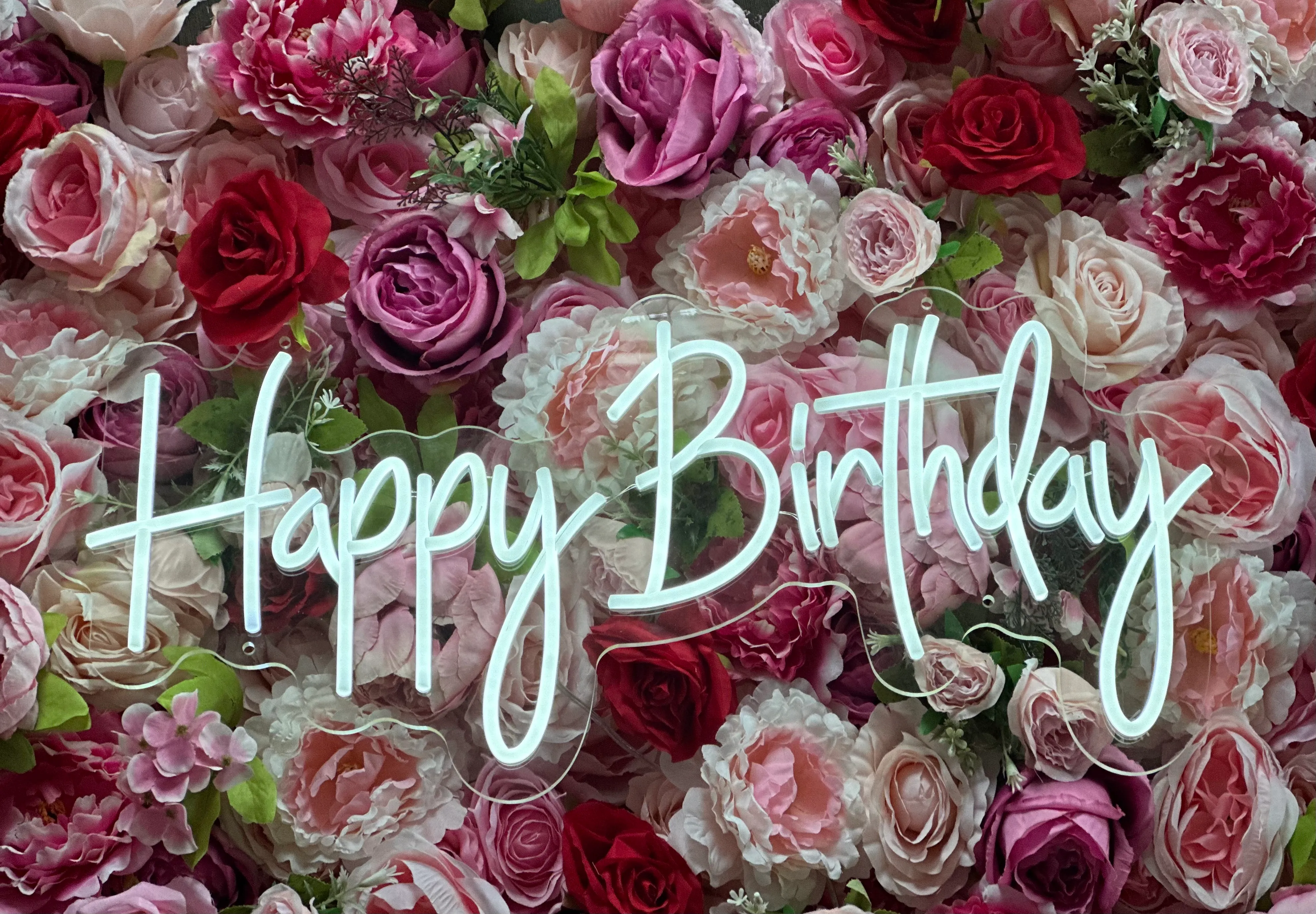 Happy Birthday Neon Sign