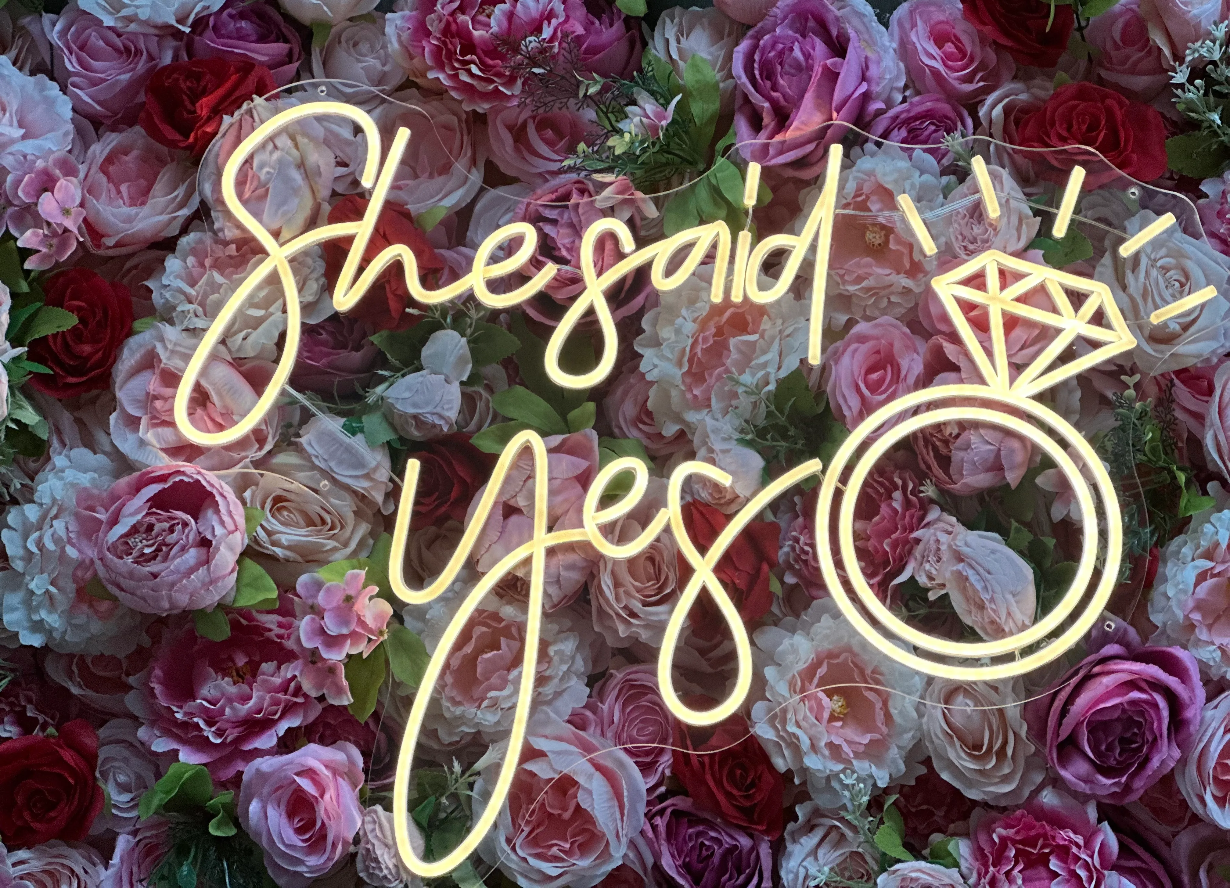 She Said Yes Neon Sign