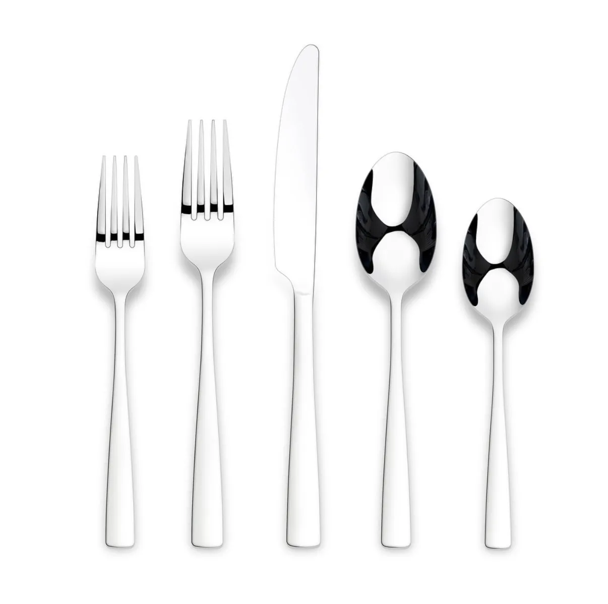 Adila Stainless Flatware - Silver Mirror Finish