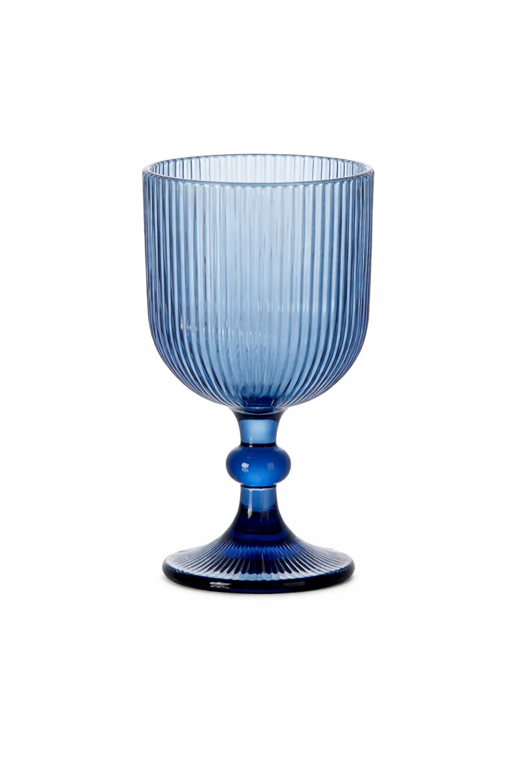 Vintage Blue Drinking Goblet
