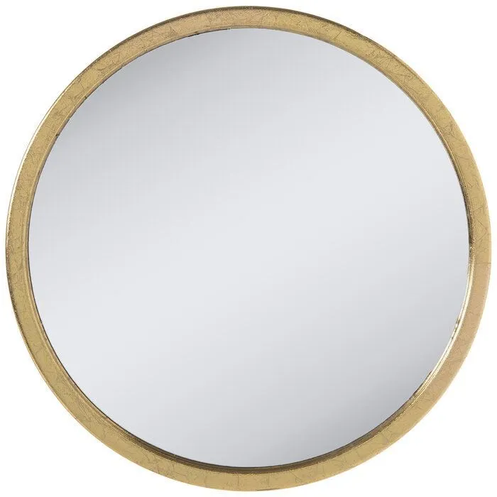 Round Gold Mirror