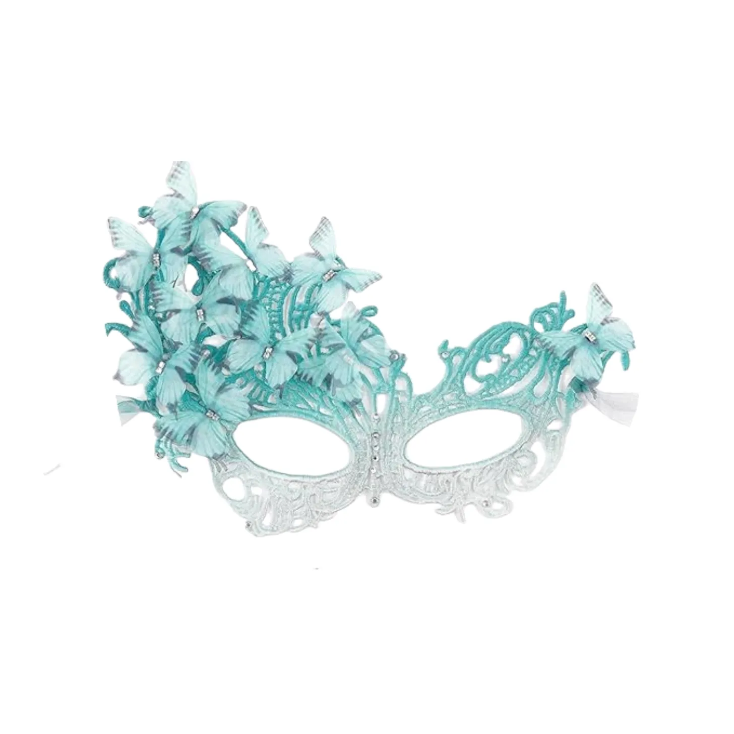 Teal Masquerade Masks 
