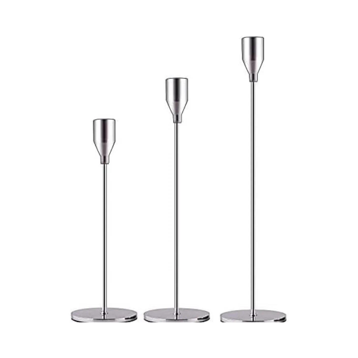 Silver Candlestick Set