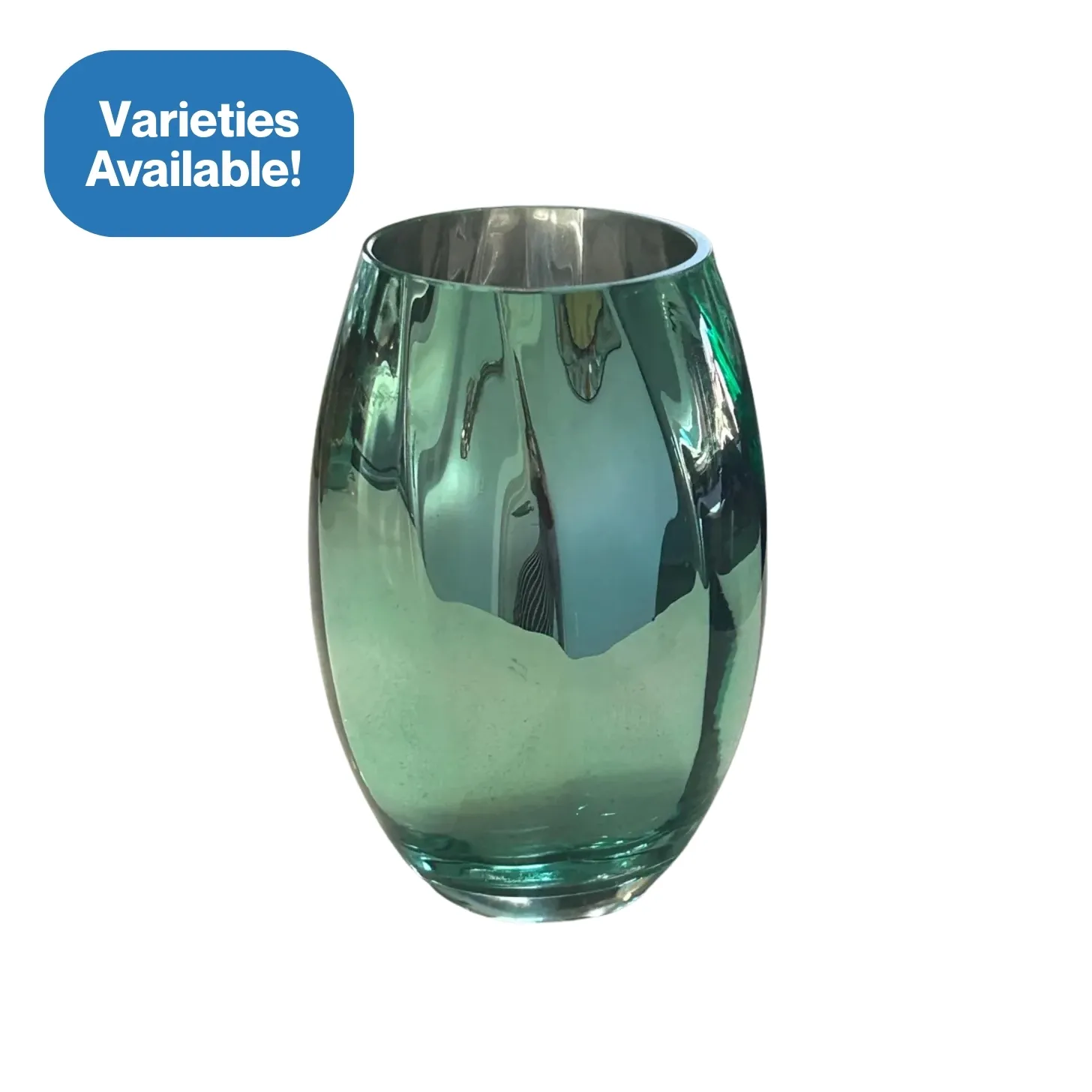 Glass Teal Vases