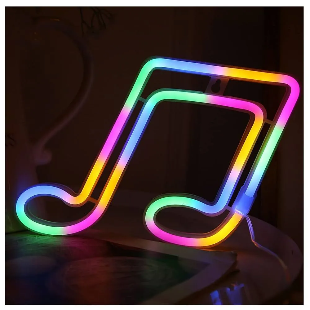 Music Note Neon Sign