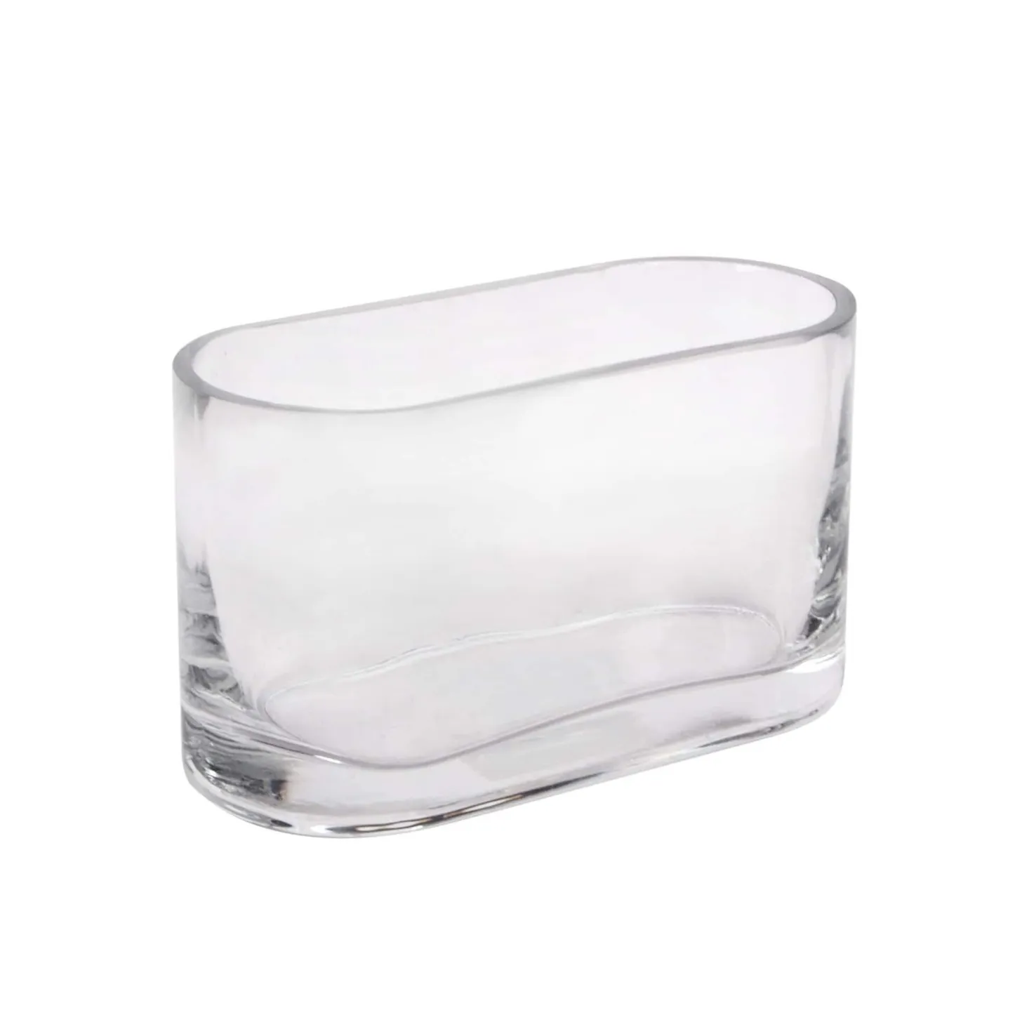 Glass Oval Vase